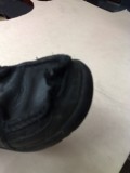 childrens shoe kicked out