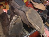 cow boy boots, worn out!